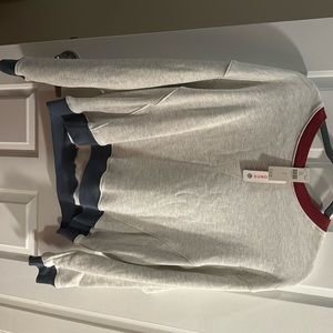 Sundry gray crop sweatshirt